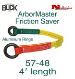 Buckingham Friction Saver 4' Hardcoat Anodized Aluminum Rings, 5000 lbs.