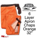 STIHL® Performance 6 Layer Apron Chaps, Orange