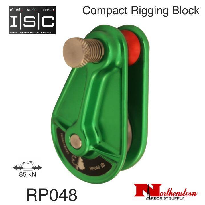 ISC, Block, Compact Rigging for 1/2" Rope, 19,000lbs. MBS, RP048 Northeastern Arborist Supply