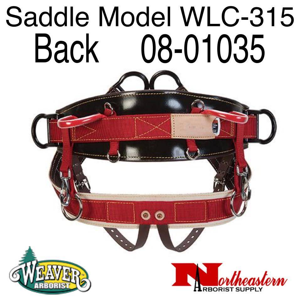 Weaver Saddle WLC-315 Wide Back with 1" Heavy-Duty Coated Webbing Leg Straps