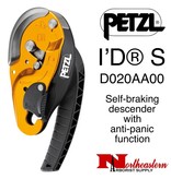 Petzl I’D® S Self-braking descender with anti-panic function