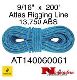 Sterling 9/16" Atlas Rigging Line Blue 13,750lbs ABS
