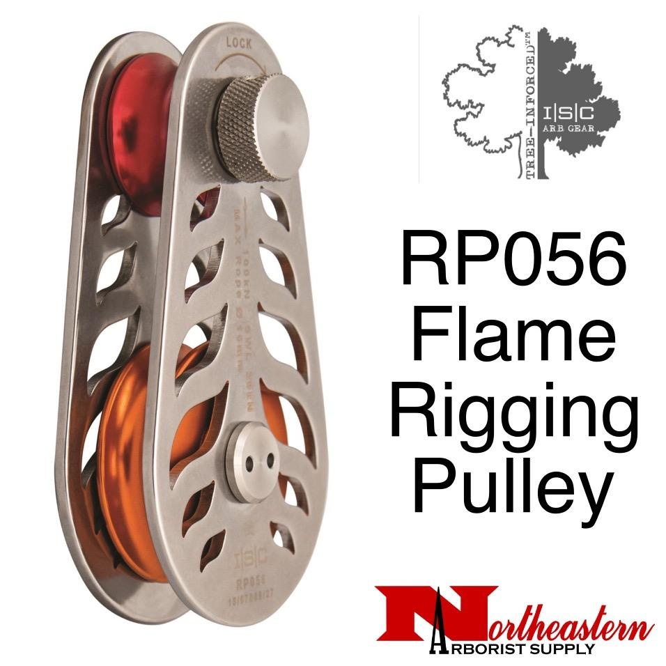 ISC Block, Flame Rigging Pulley for 5/8" Rope, 22,480lbs. MBS, RP056