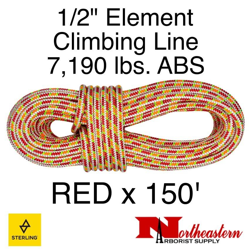Sterling 1/2" Element Red 7,190 lbs. ABS