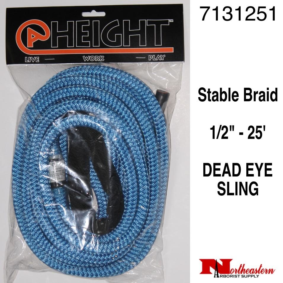 @ HEIGHT 1/2” Stable Braid Dead Eye Slings