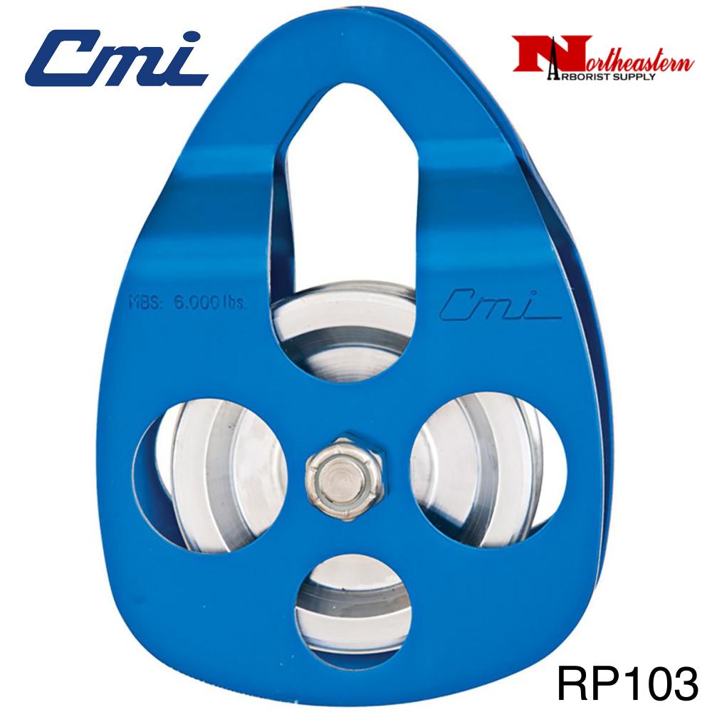 CMI Pulley, 5/8", 2+3/8" Aluminum Side Plates, Steel Sheave 6,000lbs. MBS