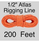 Sterling Atlas Rigging Line 1/2" Orange 11,500ABS