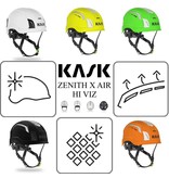 KASK ZENITH X AIR HI Viz Vented Helmets with chinstrap