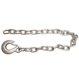 Buyers Safety Chain, 3/8" x 42" w/Forged Clevis Slip Hook. 15,000#