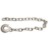 Buyers Safety Chain, 3/8" x 35" w/Forged Clevis Slip Hook. 15,000#