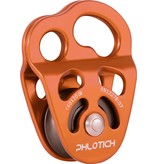 ISC Pulley Phlotich Orange with Bearings 30kN 1/2" Rope Max.