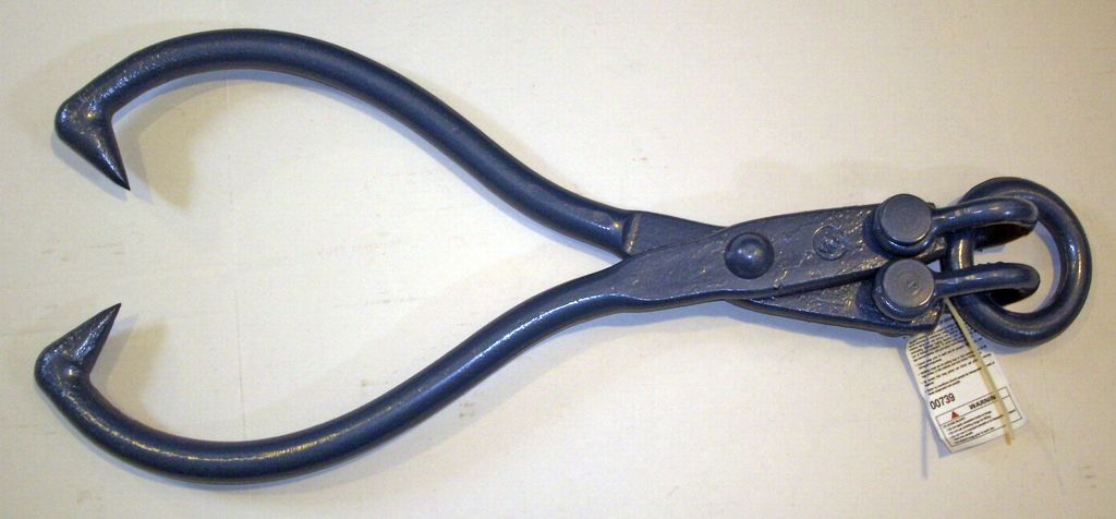 Dixie, Columbus McKinnon Forged Ring Skidding Tongs 32" Max. Opening.