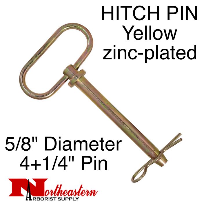 Buyers HITCH PIN Yellow zinc-plated 5/8" x 4+1/4"