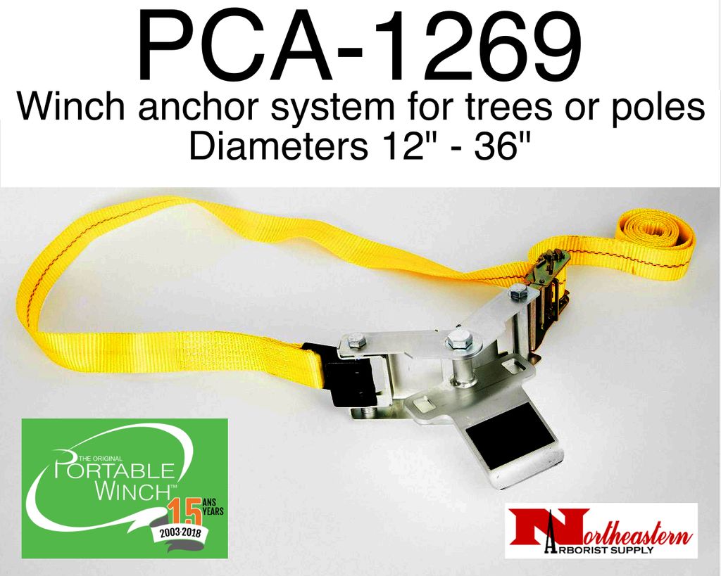 Tree Mount Winch Anchor with Strap (2" X 10') Northeastern Arborist
