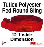 Lift-All® Tuflex Roundsling, 12 FT RED Polyester