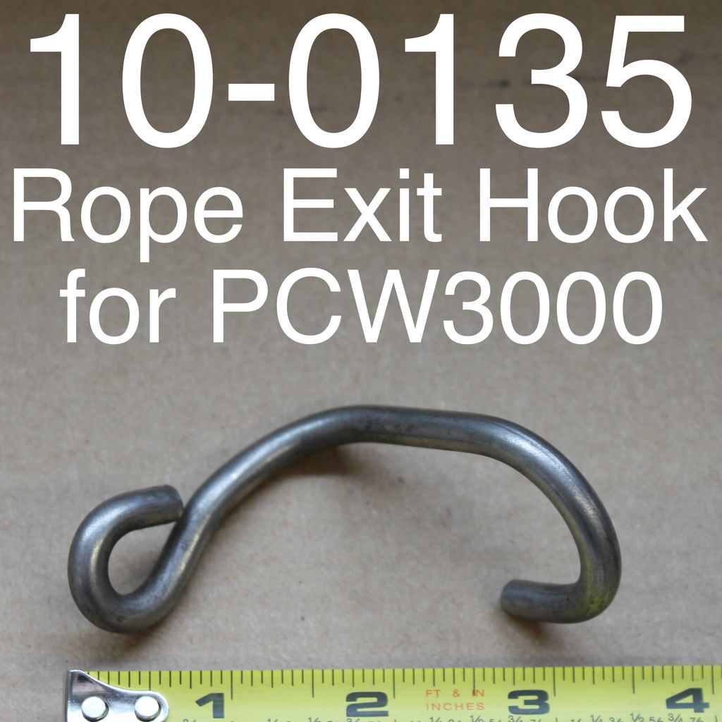 PORTABLE WINCH CO. Rope Exit Hook for PCW3000 ONLY