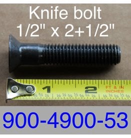 Bandit® Parts Blade Bolt 1/2" x 2+1/2" Long, use with 3/8" Thick Blades Only 900-4900-53