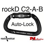 Rock Exotica Carabiner, rockD Auto-Lock (Black)
