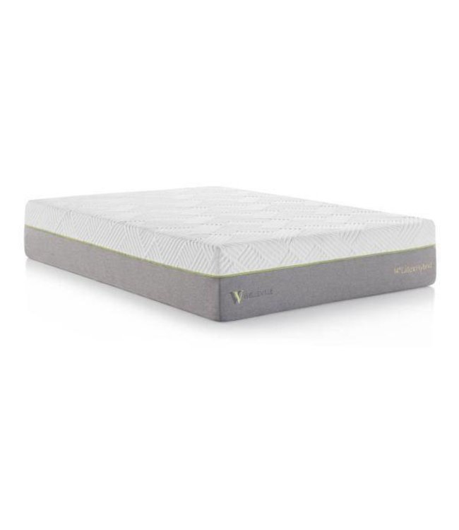 Wellsville 14 Latex Hybrid Mattress Queen Fargo Home Wellsville 14 Latex Hybrid Mattress Queen