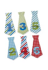 Mud Pie Mud Pie Boy Milestone Tie Stickers