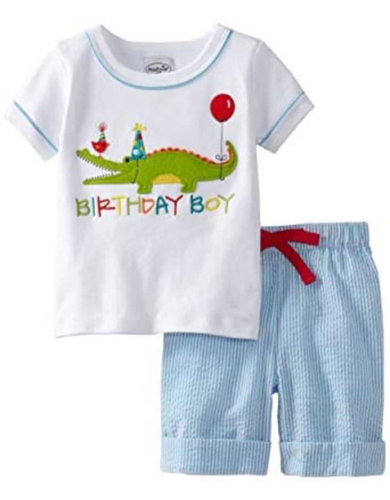 Mud Pie Mud Pie Birthday Boy 2-Piece Set