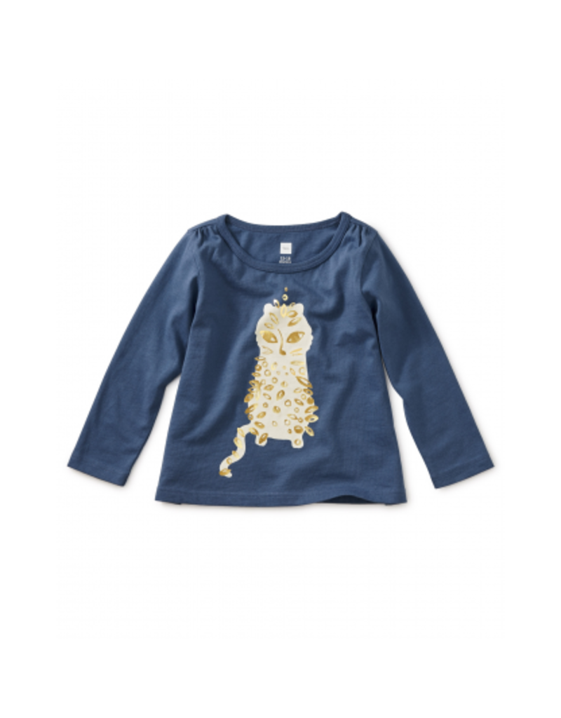 leopard print sparkle top