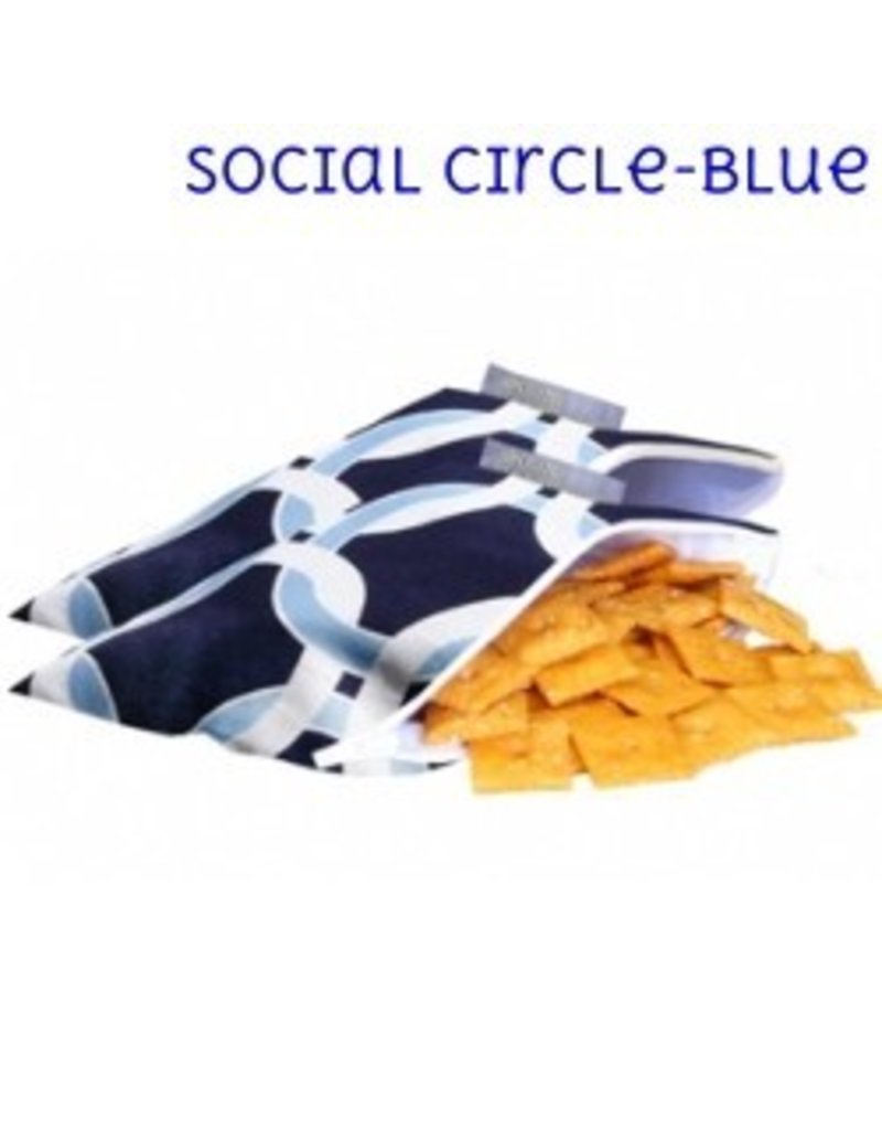 Itzy Ritzy Itzy Ritzy Mini Snack Bag- Social Circle