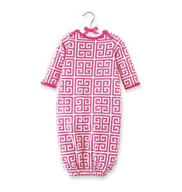 Mud Pie MP Greek Key Sleep Gown