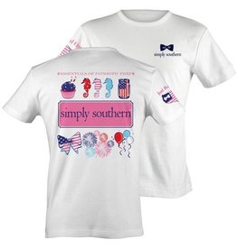 SS Simply Southern S/S Tee- Patriotic