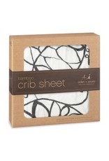 Aden + Anais Aden + Anais Moon Leafy Bamboo Crib Sheet