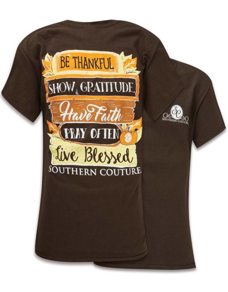 Southern Couture Southern Couture Short Sleeve Fall Sign Tee