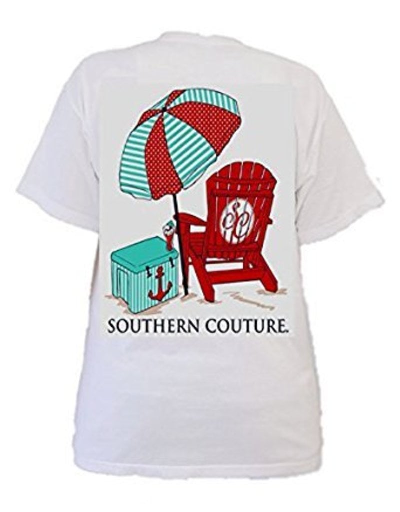 Southern Couture Southern Couture Short Sleeve Beach Chair Tee