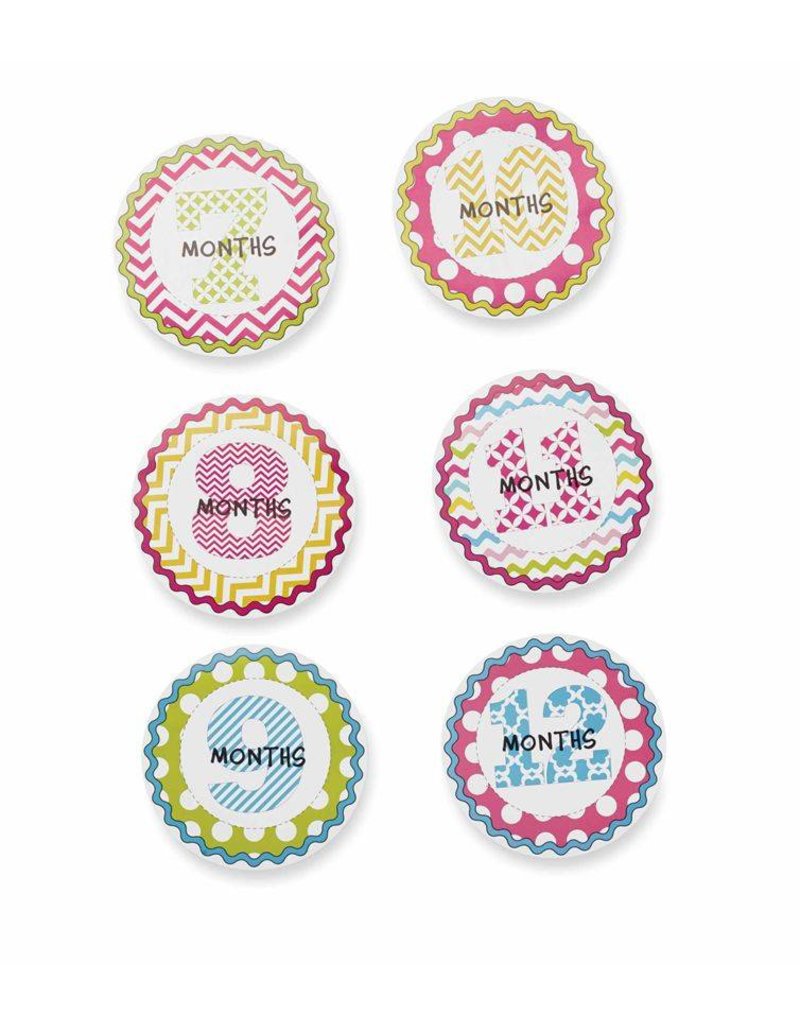 Mud Pie Mud Pie Girl Milestone Stickers