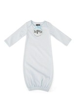 Mud Pie Mud Pie Monogram Me Blue Sleep Gown