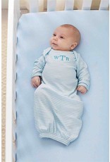 Mud Pie Mud Pie Monogram Me Blue Sleep Gown