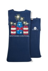 Southern Couture Southern Couture Tank- Mason Jar Sparklers