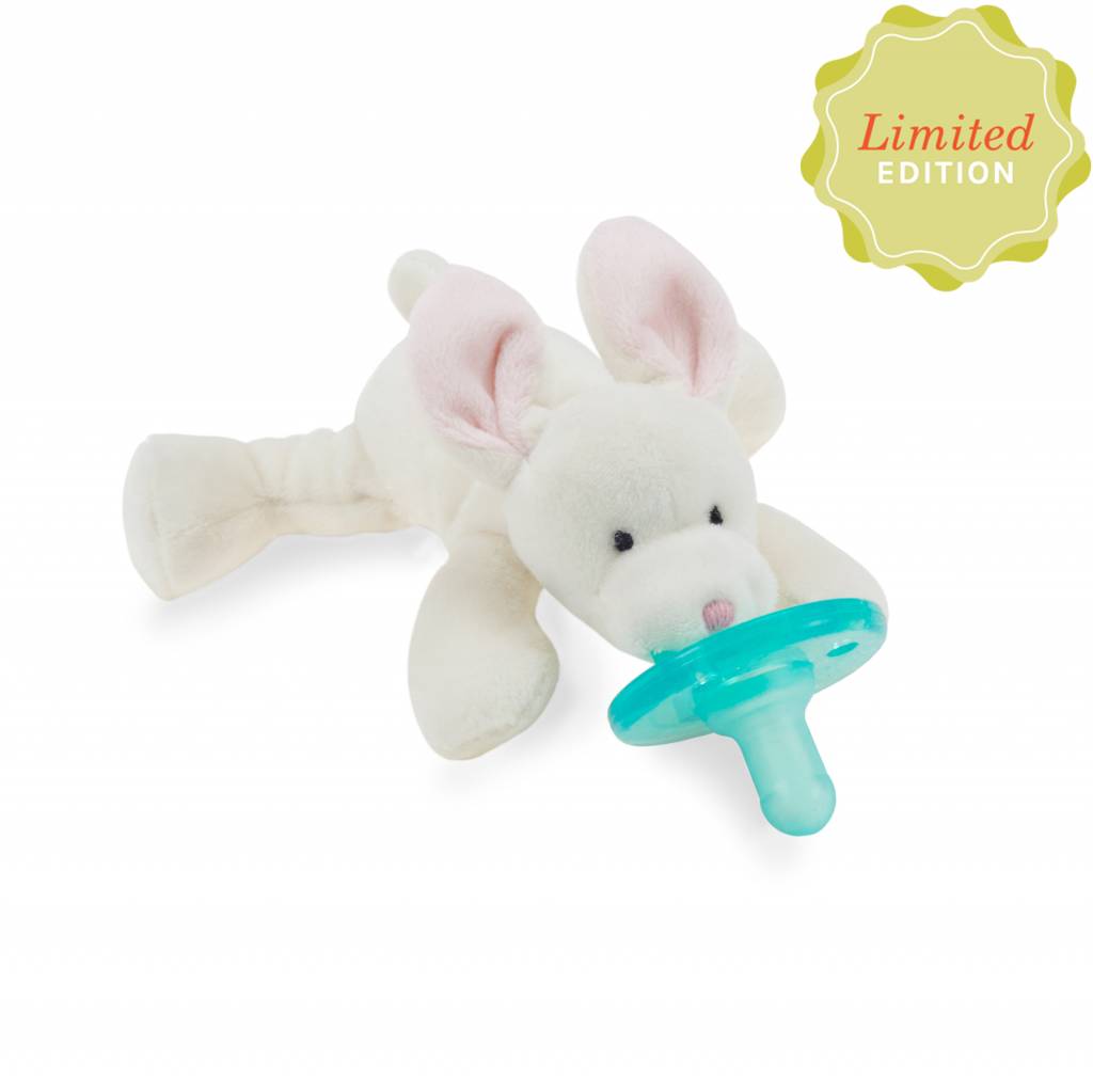 wubbanub bunny pacifier clementine