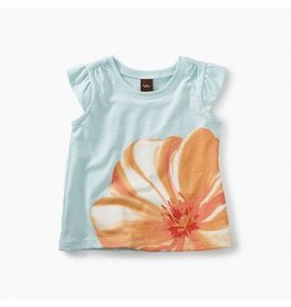 tea collection Large Flower Graphic Baby Tee