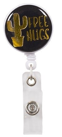 Simply Southern Free Hugs Badge Reel - Clementine Boutique