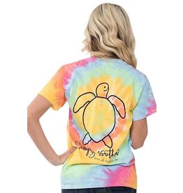 SS Simply Southern S/S Tie Dye Tee- Save Logo