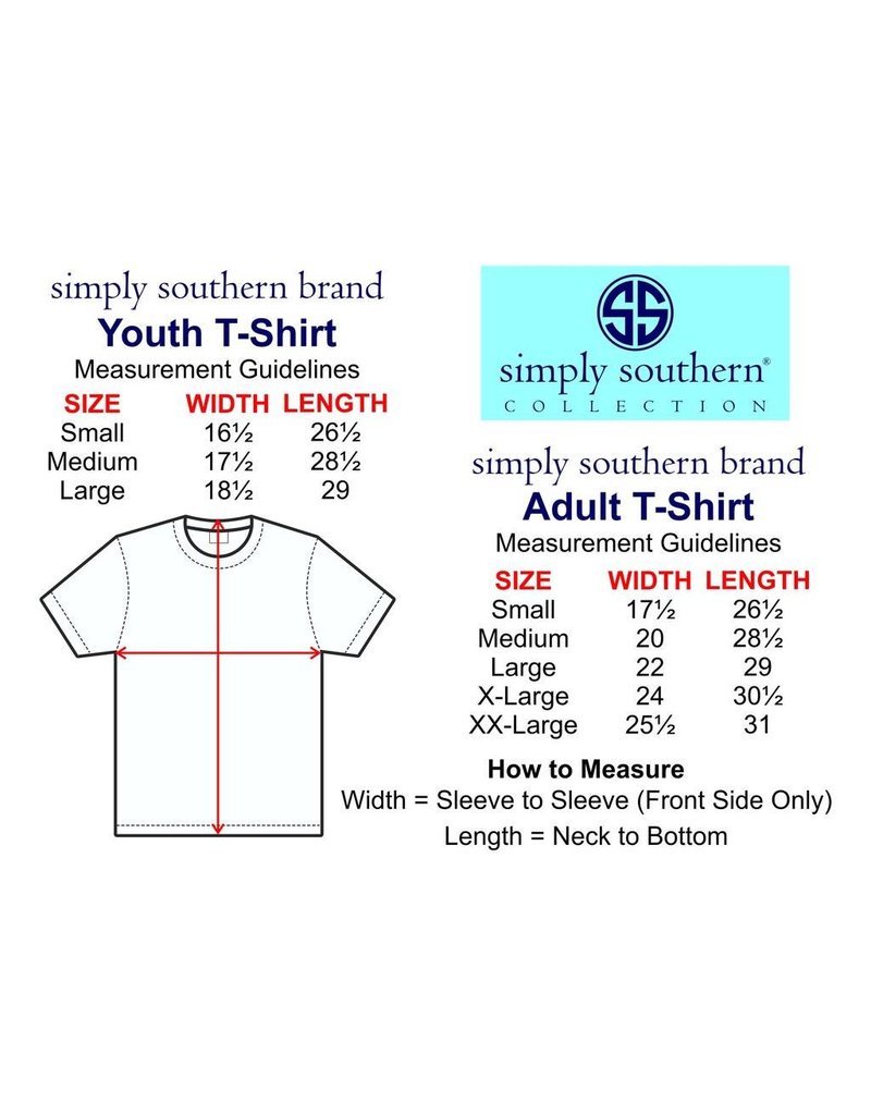 SS Simply Southern Youth S/S Tee- PreppyOcean