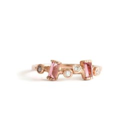 Lio & Linn Garden Ring - Pink Tourmaline