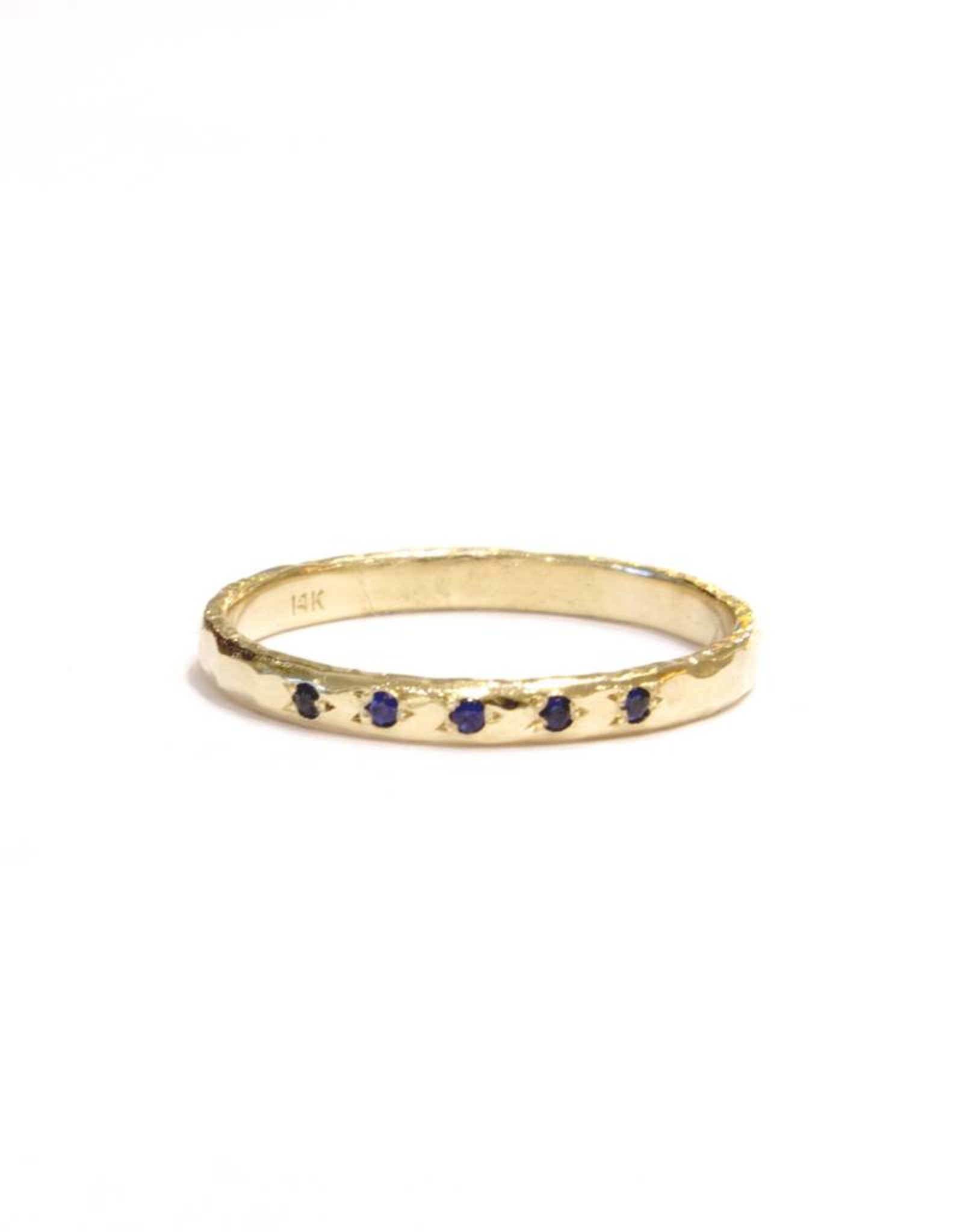 Lio & Linn Five Blue Sapphire Ring