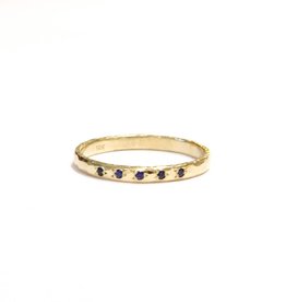 Lio & Linn Five Blue Sapphire Ring