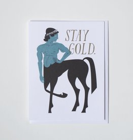 Banquet Atelier & Workshop Stay Gold - Note Card