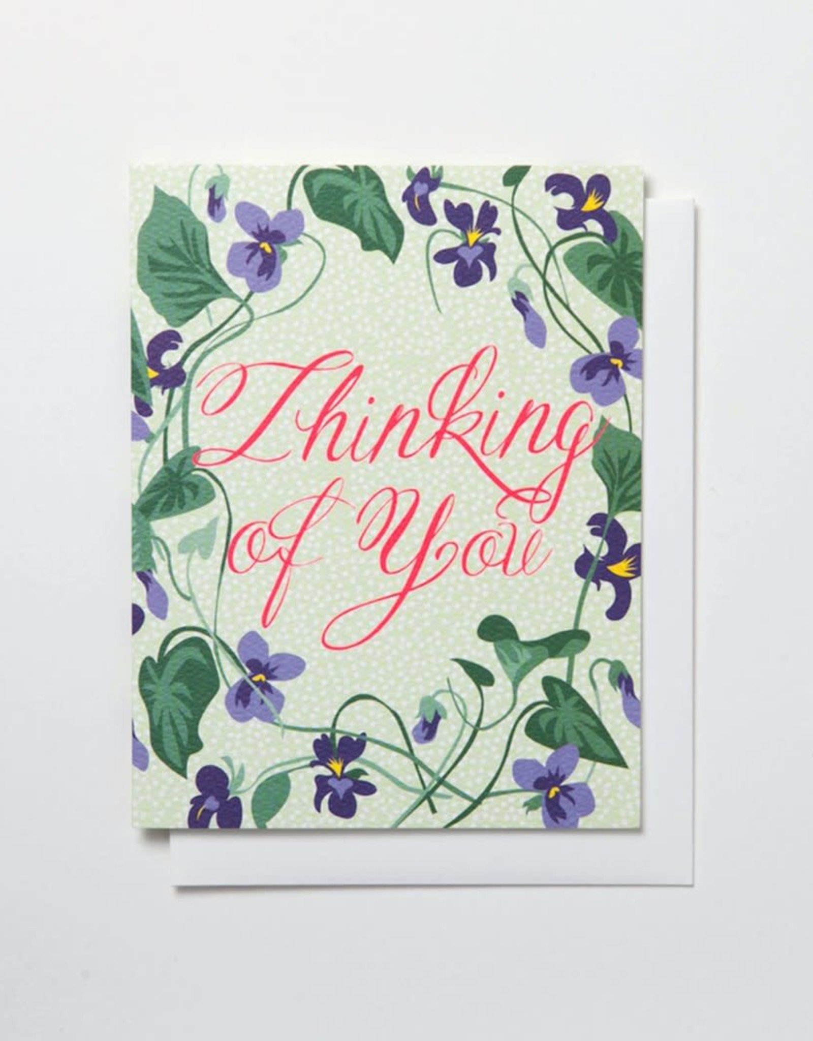 Banquet Atelier & Workshop Thinking of You Violets - Note Card