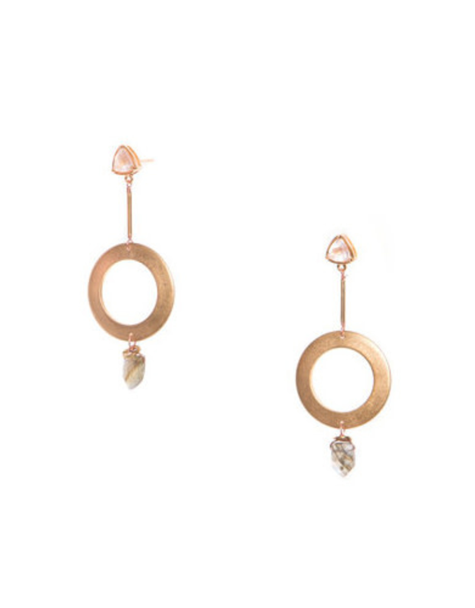 Hailey Gerrits Designs Aspen Earrings - Labradorite