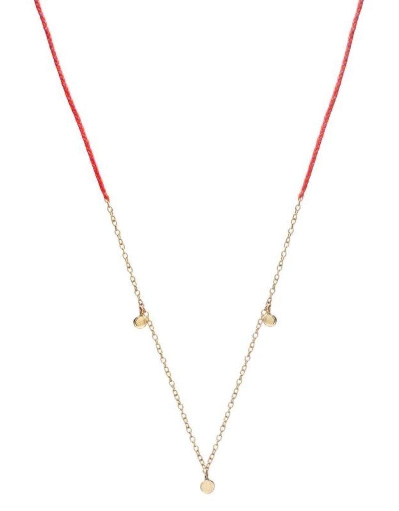 Scosha Precious Fairy Chain Necklace Hot Pink Neon Pink Alchemy