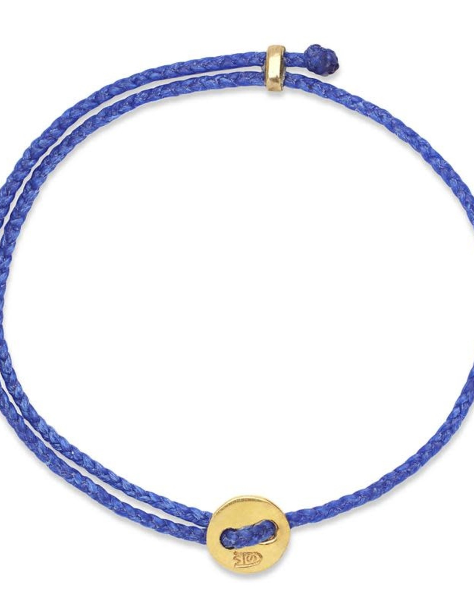 Scosha Signature Brass Slider Bracelet - Royal Blue
