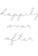 Gauge NYC 'happily ever after' Wire Word Poetic